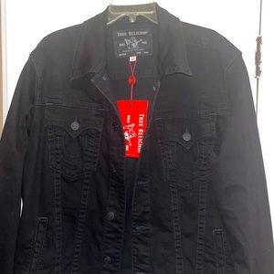 True religion Jean jacket match to black Rocco true religion jeans